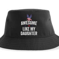 Father Daughter 4th Of July Sustainable Bucket Hat