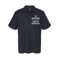 Father Daughter 4th Of July Softstyle Adult Sport Polo