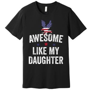 Father Daughter 4th Of July Premium T-Shirt