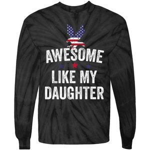 Father Daughter 4th Of July Tie-Dye Long Sleeve Shirt