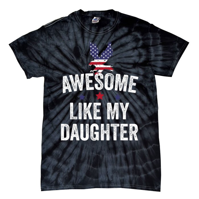 Father Daughter 4th Of July Tie-Dye T-Shirt