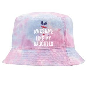 Father Daughter 4th Of July Tie-Dyed Bucket Hat