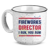 Fireworks Director | 4th Of July 15oz Campfire Ceramic Mug