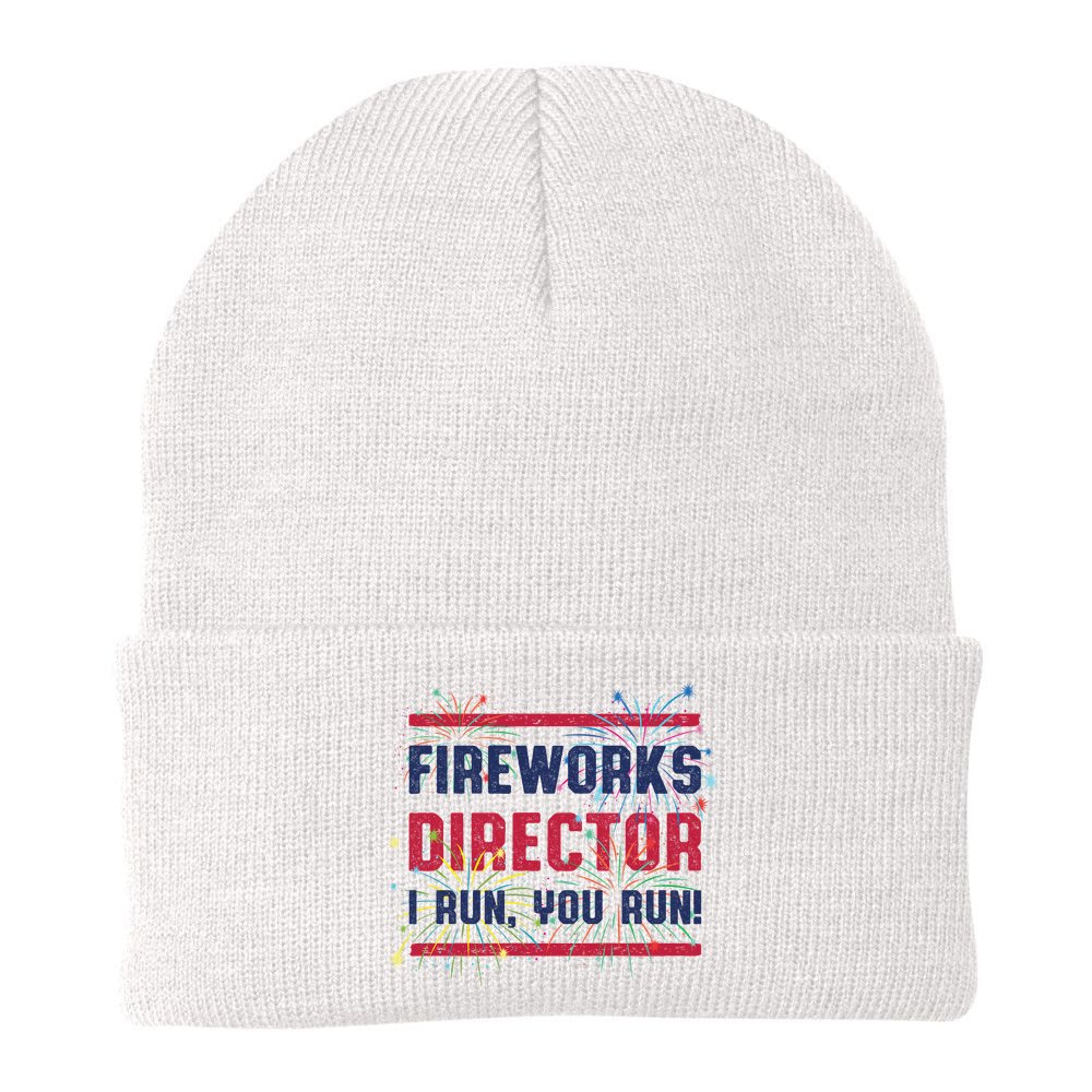 Fireworks Director | 4th Of July Beanie