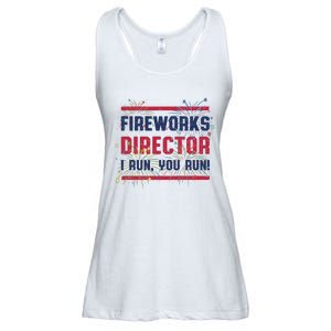 Fireworks Director | 4th Of July Ladies Essential Flowy Tank