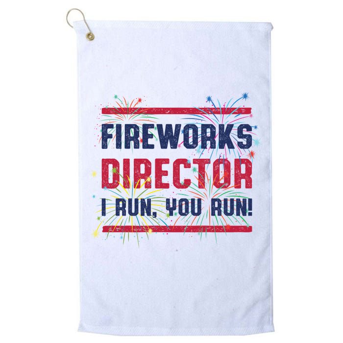 Fireworks Director | 4th Of July Golf Towel