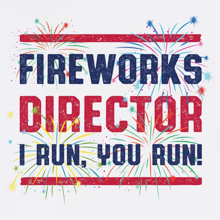 Fireworks Director | 4th Of July Golf Towel