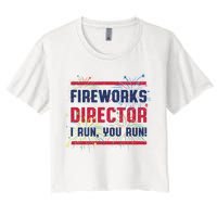 Fireworks Director | 4th Of July Women's Crop Top Tee