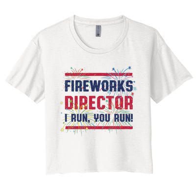 Fireworks Director | 4th Of July Women's Crop Top Tee