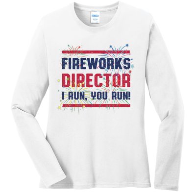 Fireworks Director | 4th Of July Ladies Long Sleeve Shirt