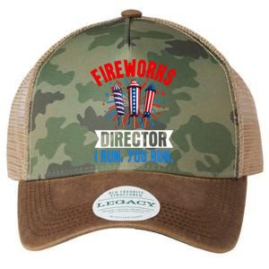 Fireworks Director 4th Of July Graphic Legacy Tie Dye Trucker Hat