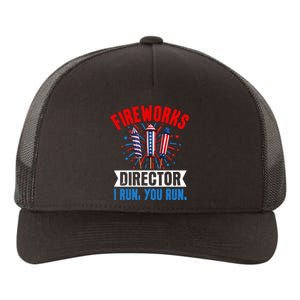 Fireworks Director 4th Of July Graphic Yupoong Adult 5-Panel Trucker Hat