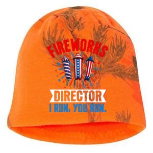 Fireworks Director 4th Of July Graphic Kati - Camo Knit Beanie