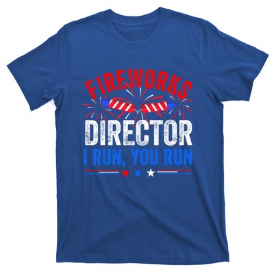 Firework Director 4th Of July Celebration American Flag Cool Gift T-Shirt