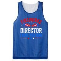 Firework Director 4th Of July Celebration American Flag Cool Gift Mesh Reversible Basketball Jersey Tank