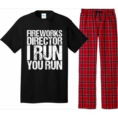 Fireworks Director 4th July Gift Funny Gift Pajama Set