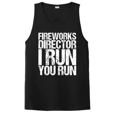 Fireworks Director 4th July Gift Funny Gift PosiCharge Competitor Tank