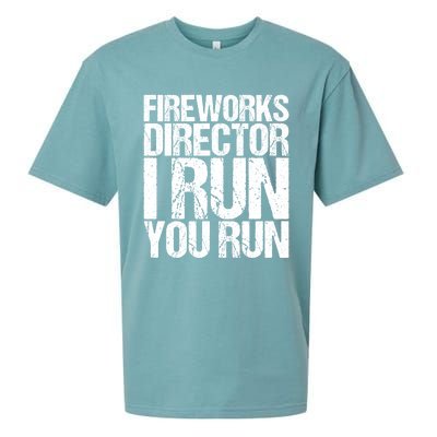 Fireworks Director 4th July Gift Funny Gift Sueded Cloud Jersey T-Shirt