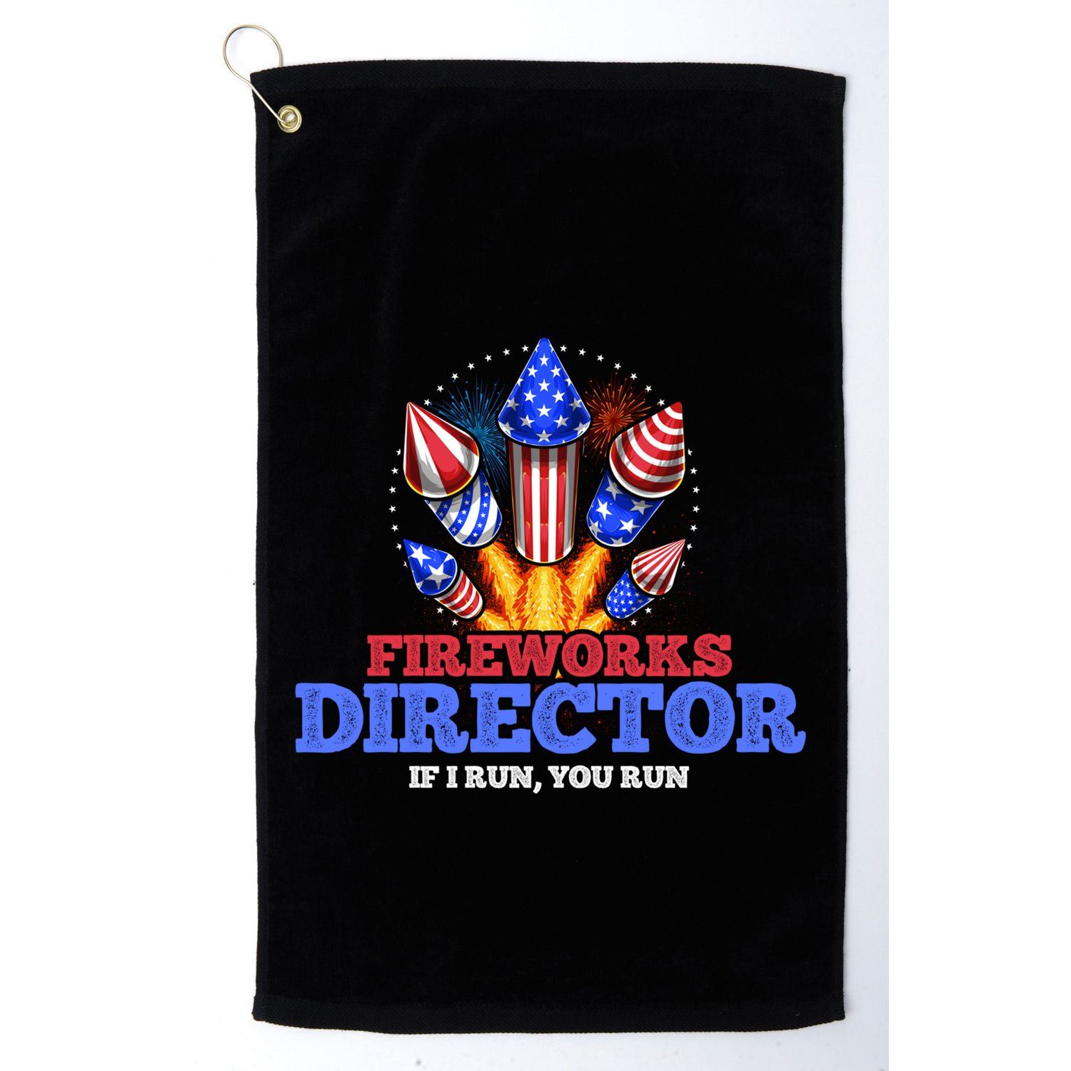 Fireworks Director 4th Of July Pyrotechnician Gift Golf Towel