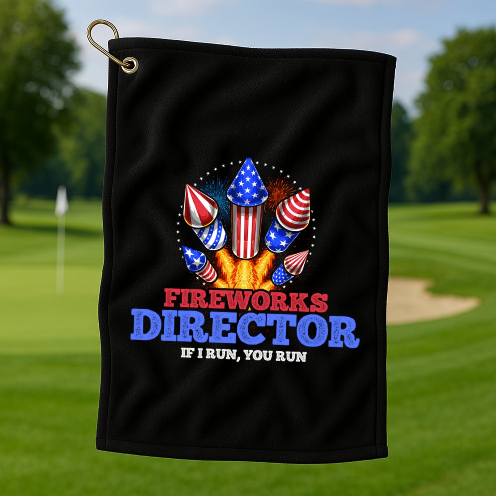 Fireworks Director 4th Of July Pyrotechnician Gift Golf Towel