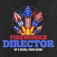 Fireworks Director 4th Of July Pyrotechnician Gift Golf Towel