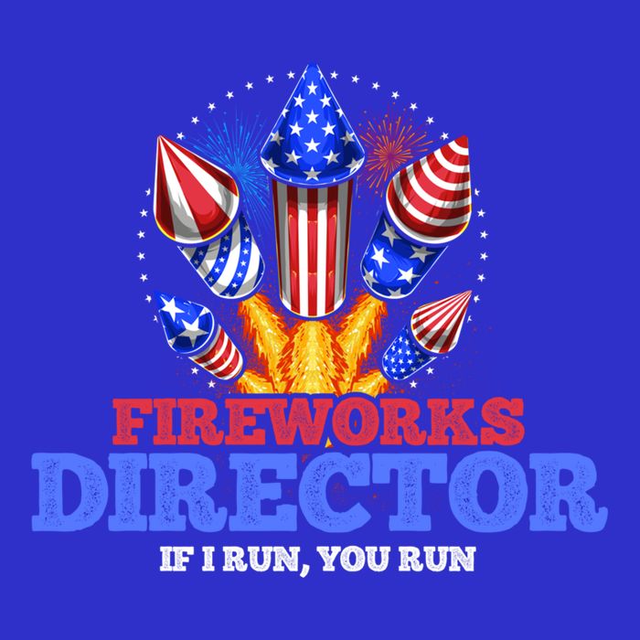 Fireworks Director 4th Of July Pyrotechnician Gift V-Neck T-Shirt