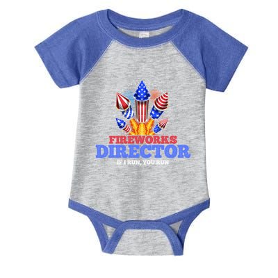 Fireworks Director 4th Of July Pyrotechnician Gift Infant Baby Jersey Bodysuit