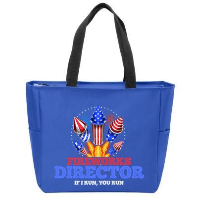 Fireworks Director 4th Of July Pyrotechnician Gift Zip Tote Bag