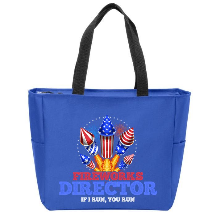 Fireworks Director 4th Of July Pyrotechnician Gift Zip Tote Bag