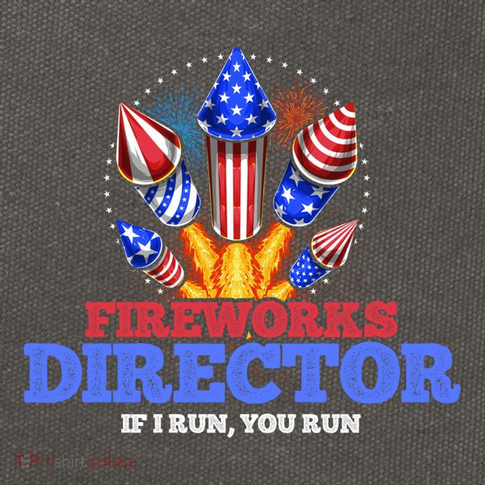 Fireworks Director 4th Of July Pyrotechnician Gift Cotton Canvas Backpack
