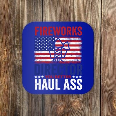 Fireworks Director 4th Of July Fan Fireworks Great Gift Coaster