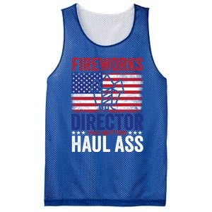 Fireworks Director 4th Of July Fan Fireworks Great Gift Mesh Reversible Basketball Jersey Tank