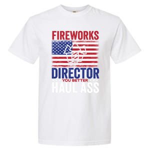 Fireworks Director 4th Of July Fan Fireworks Great Gift Garment-Dyed Heavyweight T-Shirt