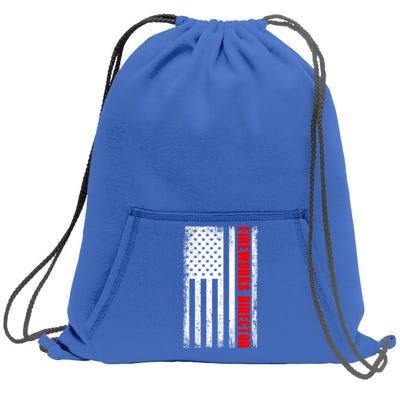 Fireworks Director 4th Of July Fan Fireworks Cool Gift Sweatshirt Cinch Pack Bag