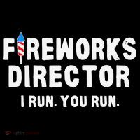 Fireworks Director 4th of July US Patriotic Pride Tank Top