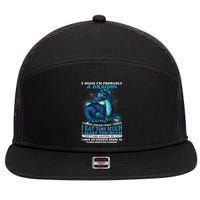 Funny Dragon 5 Signs I'm Probably A Dragon 7 Panel Mesh Trucker Snapback Hat