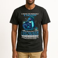 Funny Dragon 5 Signs I'm Probably A Dragon Tall T-Shirt