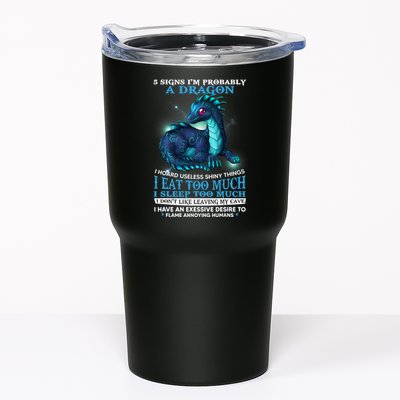 Funny Dragon 5 Signs I'm Probably A Dragon Tumbler