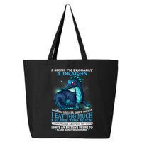 Funny Dragon 5 Signs I'm Probably A Dragon 25L Jumbo Tote