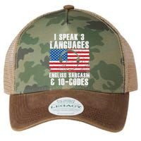 Funny Dispatcher 911 Emergency Operator Thin Yellow Line Legacy Tie Dye Trucker Hat