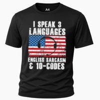 Funny Dispatcher 911 Emergency Operator Thin Yellow Line Performance Shirt