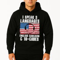 Funny Dispatcher 911 Emergency Operator Thin Yellow Line Hoodie