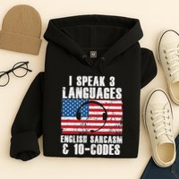 Funny Dispatcher 911 Emergency Operator Thin Yellow Line Hoodie