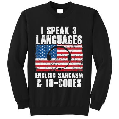 Funny Dispatcher 911 Emergency Operator Thin Yellow Line Sweatshirt
