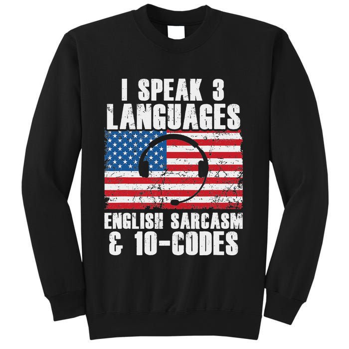 Funny Dispatcher 911 Emergency Operator Thin Yellow Line Sweatshirt