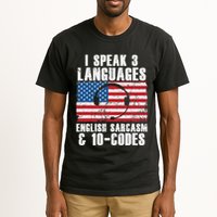 Funny Dispatcher 911 Emergency Operator Thin Yellow Line Tall T-Shirt