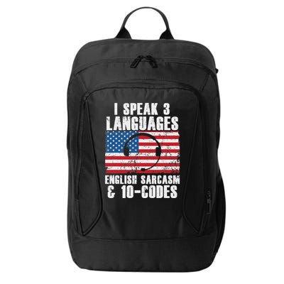 Funny Dispatcher 911 Emergency Operator Thin Yellow Line City Backpack