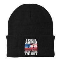 Funny Dispatcher 911 Emergency Operator Thin Yellow Line Beanie
