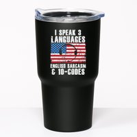 Funny Dispatcher 911 Emergency Operator Thin Yellow Line Tumbler