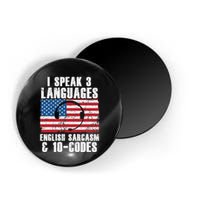 Funny Dispatcher 911 Emergency Operator Thin Yellow Line Magnet